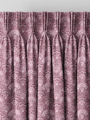 Laura Ashley Dark Ruby Musica Velvet Made To Measure Curtains - Image 5 of 9