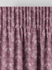 Laura Ashley Dark Ruby Musica Velvet Made To Measure Curtains - Image 6 of 9