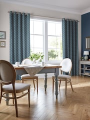 Laura Ashley Spruce Musica Velvet Made To Measure Curtains - Image 1 of 9
