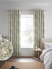 Laura Ashley Amber 100% Cotton Picardie Made To Measure Curtains - Image 2 of 8