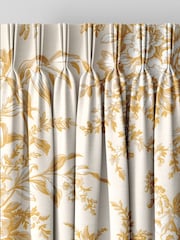Laura Ashley Ochre 100% Cotton Picardie Made To Measure Curtains - Image 5 of 9