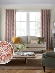 Laura Ashley Embers 100% Cotton Picardie Made To Measure Curtains - Image 1 of 9