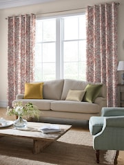 Laura Ashley Embers 100% Cotton Picardie Made To Measure Curtains - Image 2 of 9