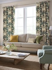 Laura Ashley Fern 100% Cotton Picardie Made To Measure Curtains - Image 2 of 10