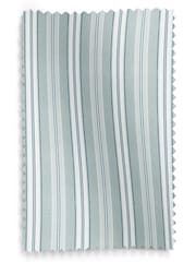 Laura Ashley Eucalyptus 100% Cotton Suffolk Stripe Made To Measure Curtains - Image 9 of 9