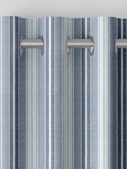 Laura Ashley Seaspray 100% Cotton Suffolk Stripe Made To Measure Curtains - Image 7 of 10
