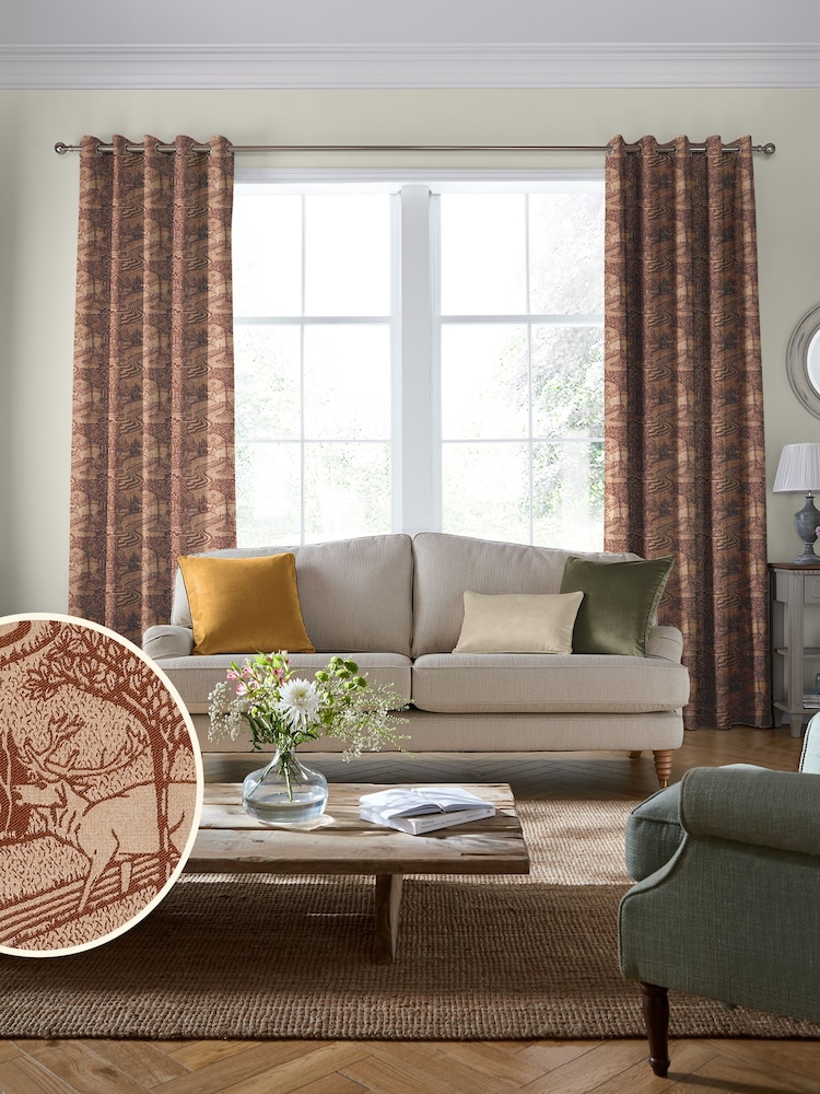 Laura Ashley Embers Trecastle Made To Measure Curtains - Image 1 of 9