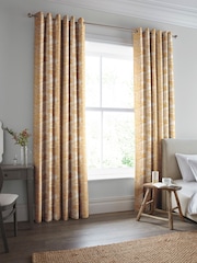 Laura Ashley Ochre Trecastle Made To Measure Curtains - Image 2 of 9
