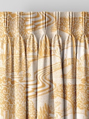 Laura Ashley Ochre Trecastle Made To Measure Curtains - Image 5 of 9