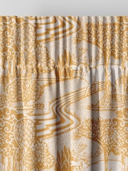 Laura Ashley Ochre Trecastle Made To Measure Curtains - Image 6 of 9