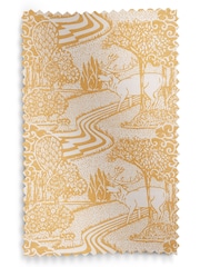 Laura Ashley Ochre Trecastle Made To Measure Curtains - Image 9 of 9