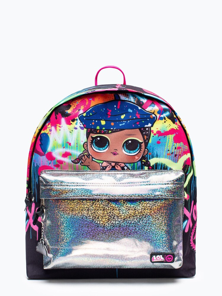 Hype. Pink Surprise Drip Drop Multi Coloured Backpack - Image 1 of 11