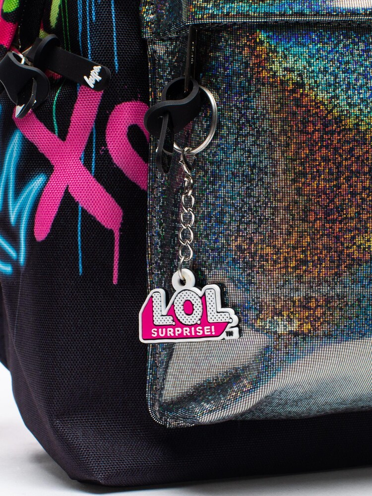 Hype. Pink Surprise Drip Drop Multi Coloured Backpack - Image 11 of 11