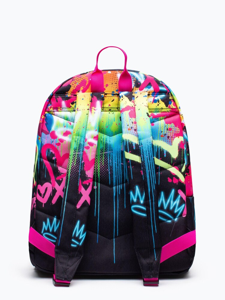 Hype. Pink Surprise Drip Drop Multi Coloured Backpack - Image 2 of 11