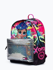 Hype. Pink Surprise Drip Drop Multi Coloured Backpack - Image 3 of 11