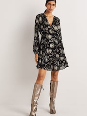 Boden Black Swing Dress - Image 4 of 6