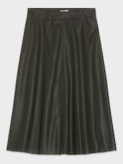 M&Co Green PU Midi Skirt - Image 4 of 4