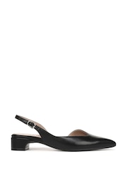 Naturalizer Black Rhett Wide Fit Slingbacks - Image 1 of 7