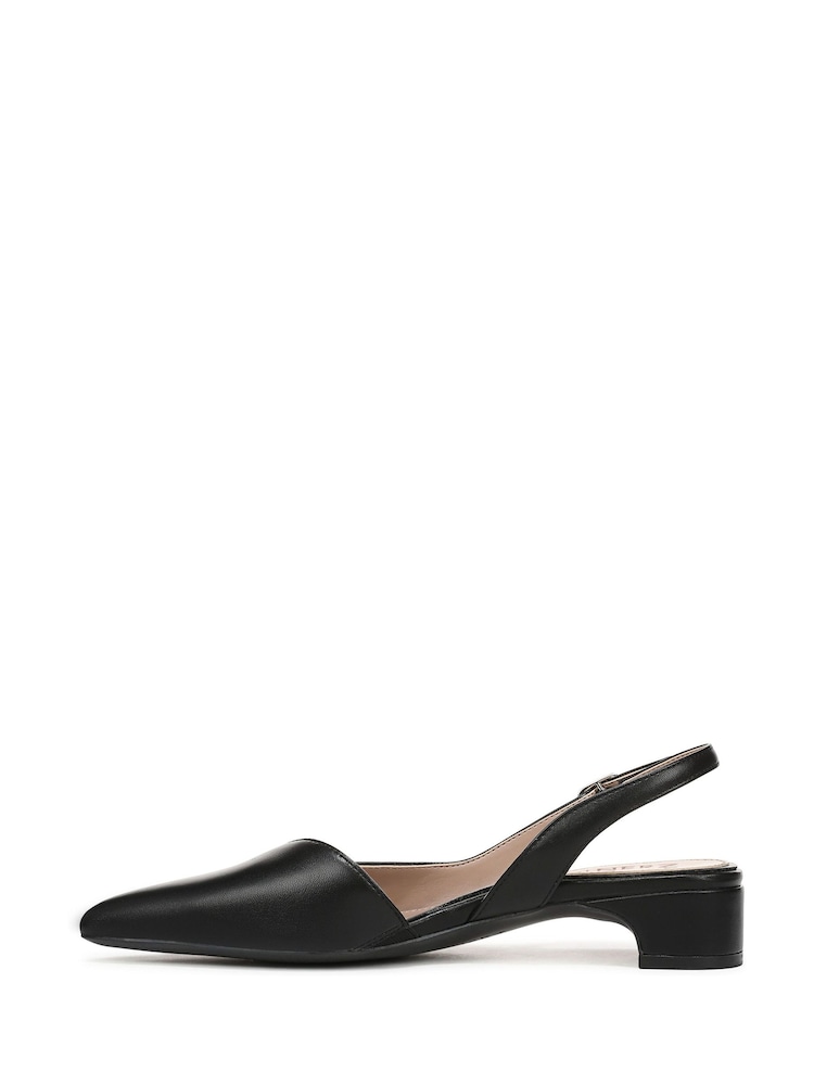 Naturalizer Black Rhett Wide Fit Slingbacks - Image 2 of 7 Naturalizer Black Rhett Wide Fit Slingbacks - Image 2 of 7