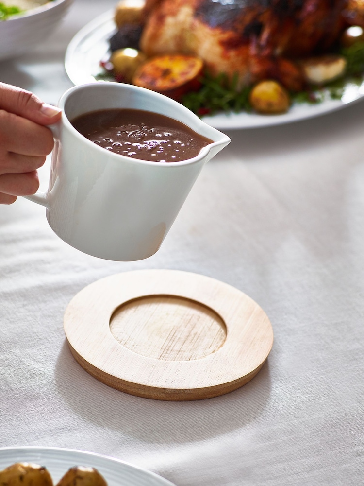 إناء شكل قارب Nova Gravy مع طبق - صورة 1 من 4