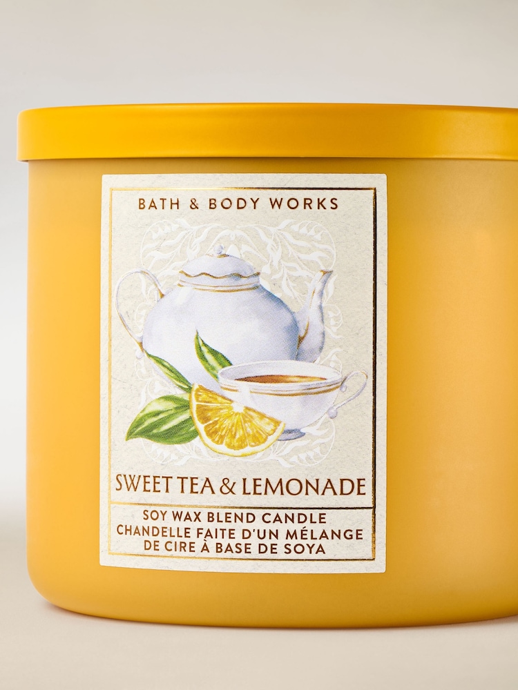 Bath & Body Works Sweet Tea and Lemonade Candle 411g - Image 2 of 3 Bath & Body Works Sweet Tea and Lemonade Candle 411g - Image 2 of 3