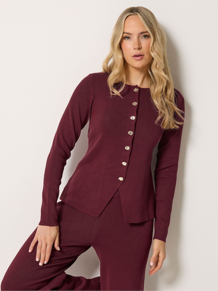 Long Tall Sally Red Button Through Cardigan - Image 1 of 5 Long Tall Sally Red Button Through Cardigan - Image 1 of 5