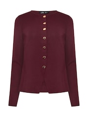 Long Tall Sally Red Button Through Cardigan - Image 4 of 5