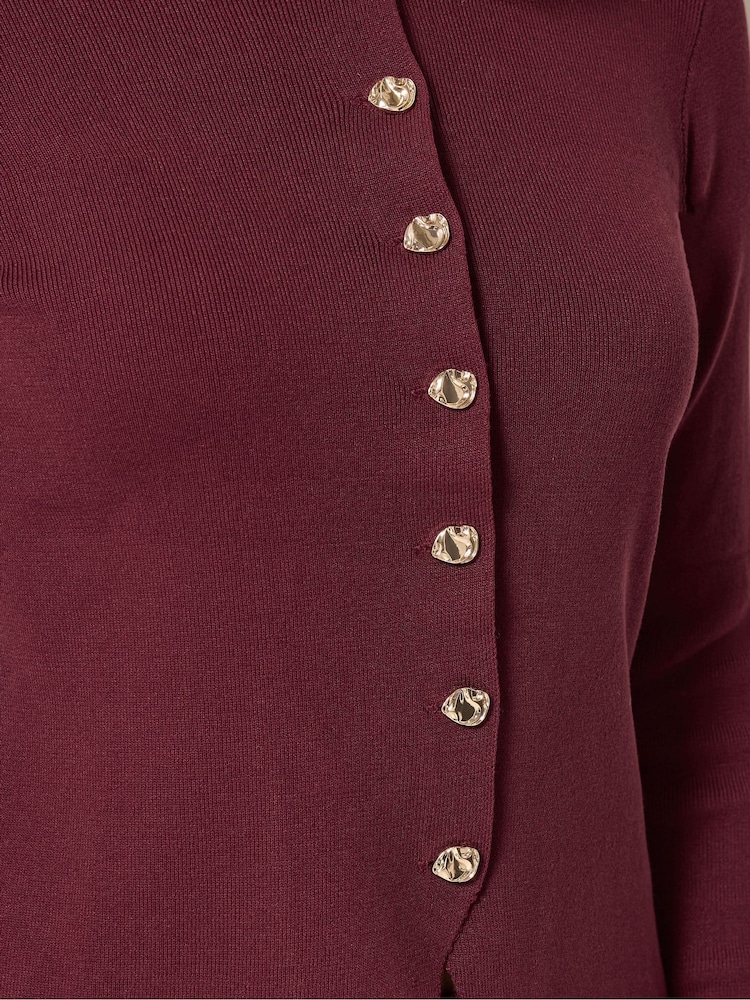Long Tall Sally Red Button Through Cardigan - Image 5 of 5 Long Tall Sally Red Button Through Cardigan - Image 5 of 5