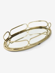 Gold Oval Mirror Tray - Image 4 of 4