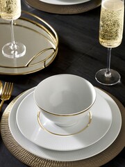 12 Piece White Belgravia Dinner Set - Image 2 of 4