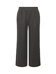 Yours Curve Grey Wide Leg Trousers - Image 5 of 5