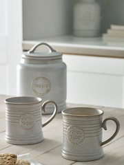 Set of 2 Natural Country Kitchen Mugs - Image 1 of 3