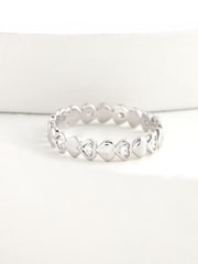 Sterling Silver Heart Sparkle Ring - Image 3 of 3