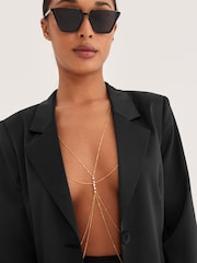 Gold Tone Sparkle Body Chain - Image 2 of 4