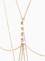 Gold Tone Sparkle Body Chain - Image 4 of 4