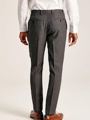 Joules Neutral Slim Fit Textured Suit Trousers - Image 2 of 9