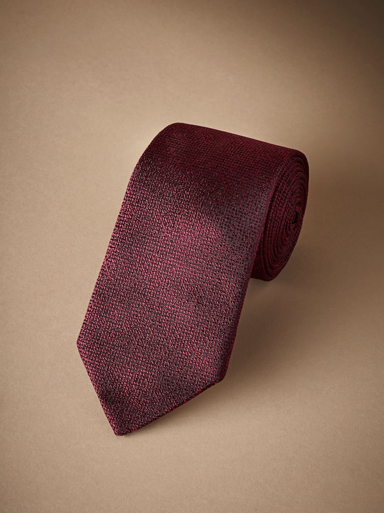 Burgundy Red Signature Made In Italy Tie - Image 1 of 4