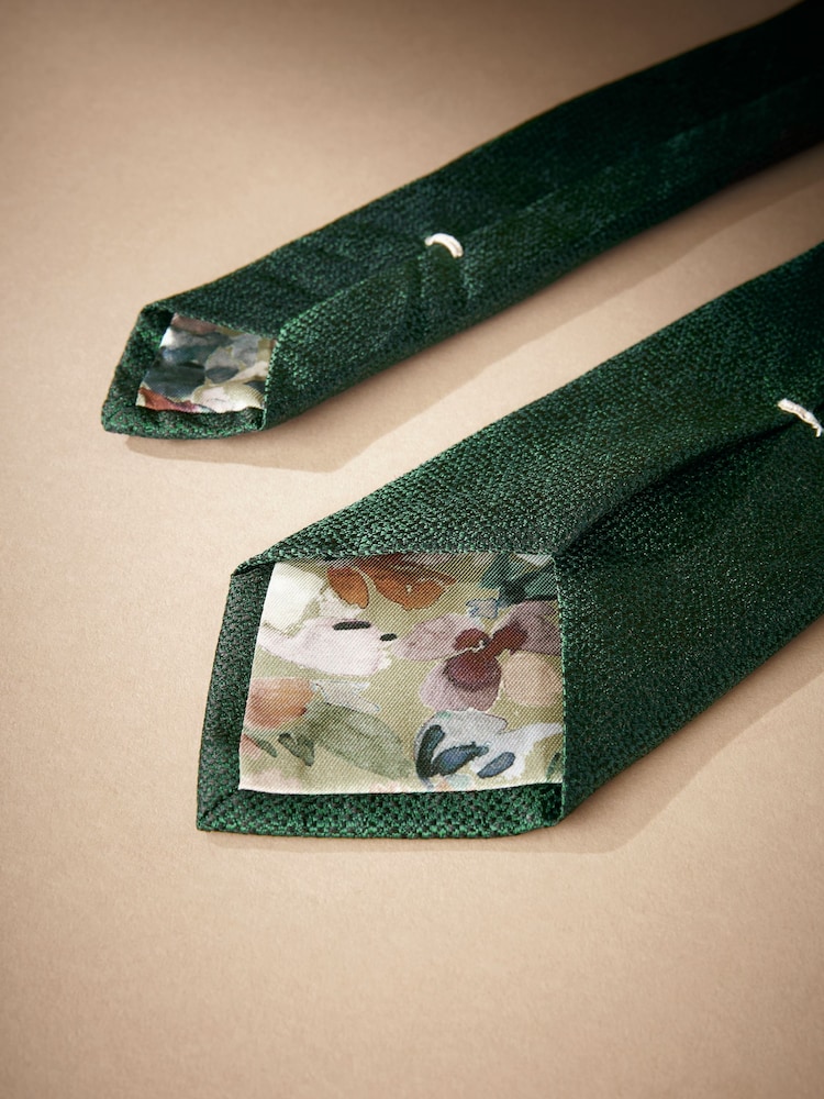 Forest Green Signature Made In Italy Tie - Image 3 of 3