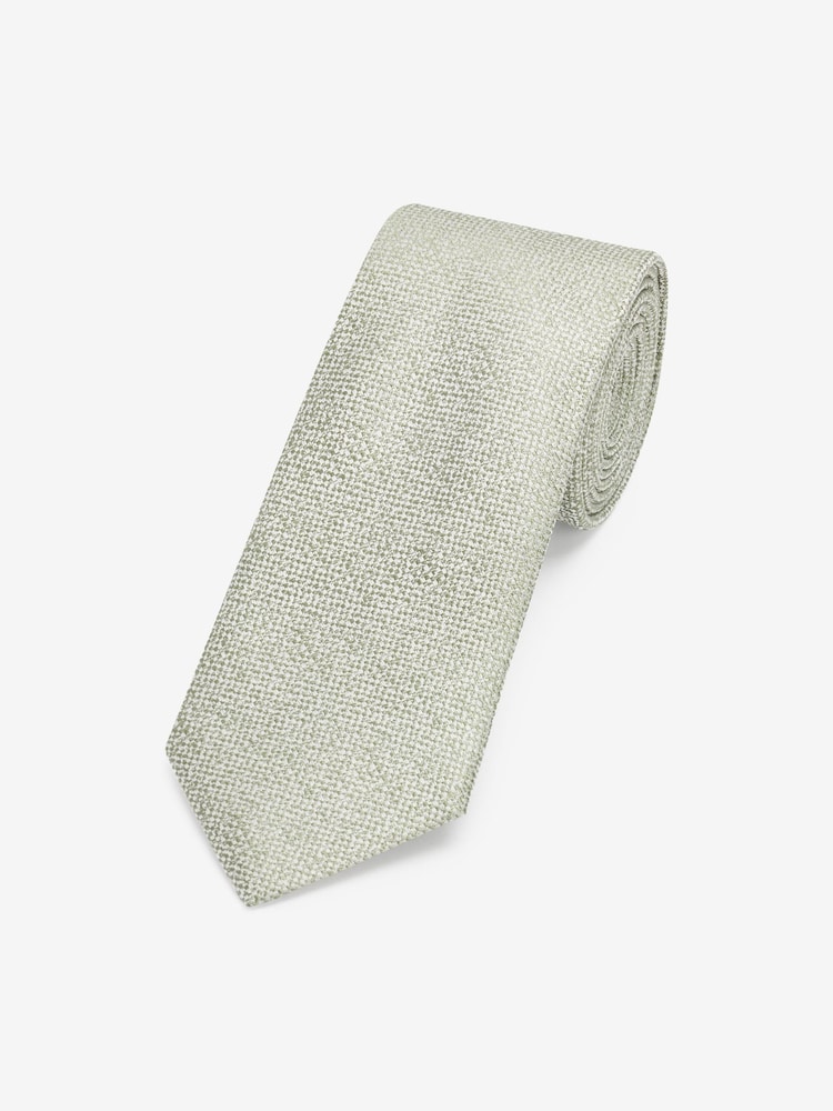 Sage Green Signature Made In Italy Tie - Image 1 of 3