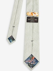 Sage Green Signature Made In Italy Tie - Image 3 of 3