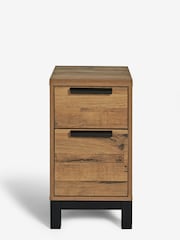 Dark Bronx Oak Effect Set of 2 Bedside Table - Image 6 of 10
