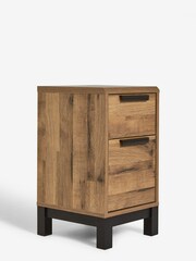 Dark Bronx Oak Effect Set of 2 Bedside Table - Image 7 of 10