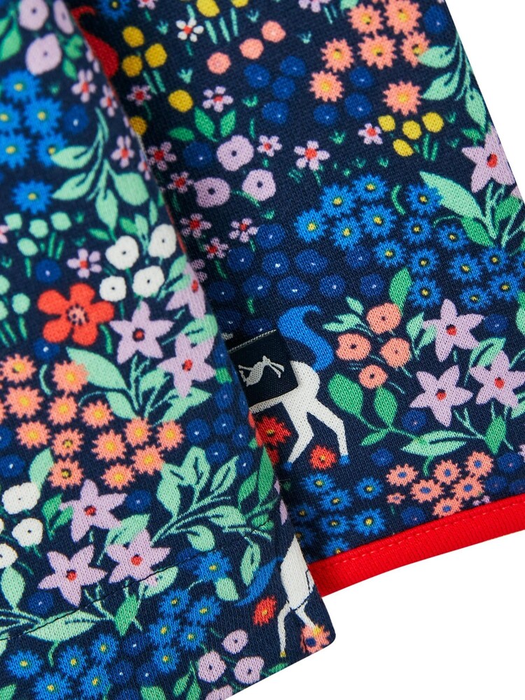 Joules White Fairsale Pattern Printed Half Zip Sweatshirt - Image 4 of 6