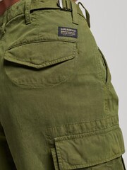 Superdry Green Vintage Low Rise Cargo Trousers - Image 4 of 8