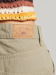 Superdry Green Vintage Wide Carpenter Trousers - Image 6 of 8