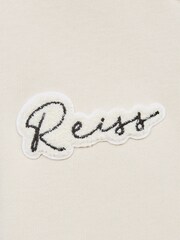 Reiss Oatmeal Natasha Senior Fleece Crew Neck Jumper - Image 6 of 6