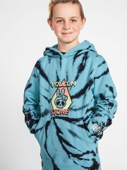 Volcom Blue Caiden Dye Tie Dye Hoodie - Image 4 of 6