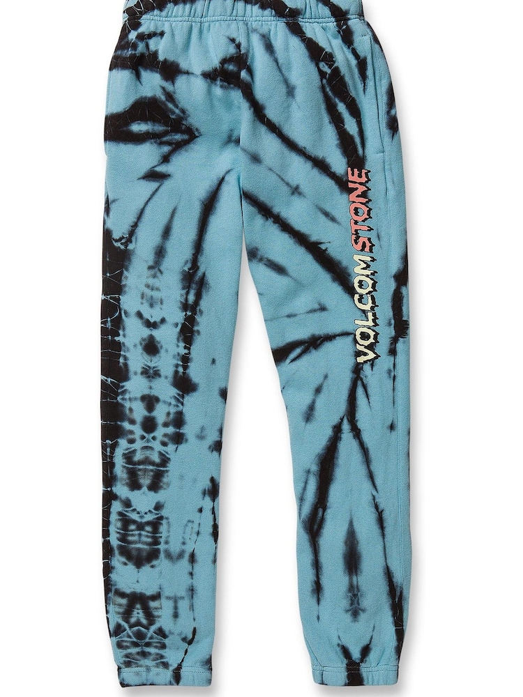 Volcom Blue Caiden Fleece Pant Tie Dye Joggers - Image 7 of 7