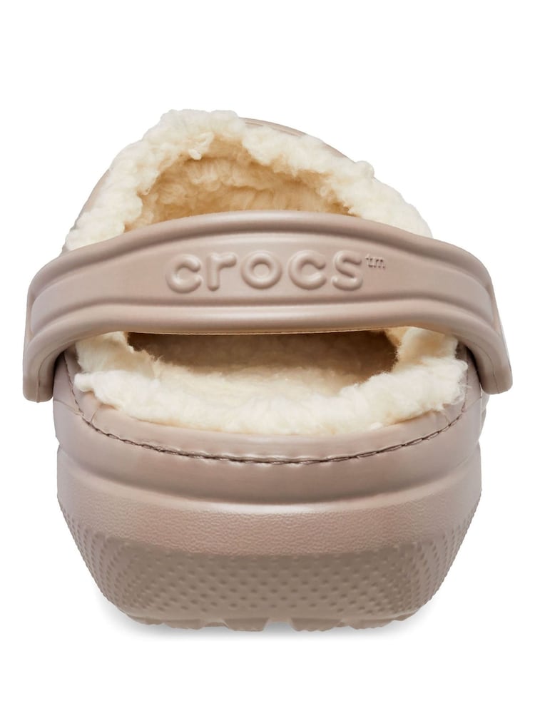 Crocs Brown Classic Lined Clogs - Image 3 of 3 Crocs Brown Classic Lined Clogs - Image 3 of 3