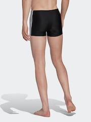 adidas Black Classic 3-Stripes Swim Boxers - Image 3 of 6